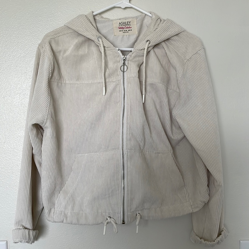 Corduroy cream jacket!